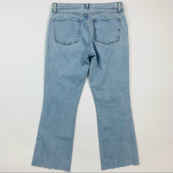 J Brand Selena Cropped Distressed Jeans Sz 28 - Picture 9 of 11